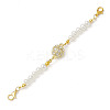 2Pcs 2 Styles Alloy Rhinestone Magnetic Clasps AJEW-JB01294-2