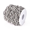 Tarnish Resistant 304 Stainless Steel Paperclip Chains CHS-L022-05P-4