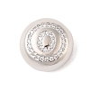Rack Plating Brass & Cubic Zirconia Pendants KK-Z047-07P-O-RS-1