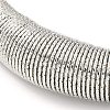 Iron Round Snake Chains Choker Necklaces NJEW-P289-04P-3