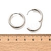 304 Stainless Steel Hoop Earrings for Women EJEW-M068-15E-P-5