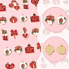 36Pcs 9 Styles Valentine's Day Theme Alloy Enamel Pendants ENAM-FS0002-48-RS-3