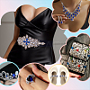 130Pcs Glass Sew on Rhinestones GACR-AR0001-03A-5
