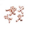 Rose Gold Plated Alloy Letter Pendants LS-X-PALLOY-J718-01RG-X-2