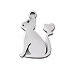 201 Stainless Steel Charms STAS-Z155-03P-1