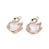 Alloy Glass Pendants PALLOY-N176-73KCG-01-1