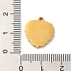 Ion Plating(IP) 304 Stainless Steel Pendants STAS-Q301-30G-3