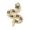 Brass Micro Pave Cubic Zirconia Pendants KK-R162-034A-G-1