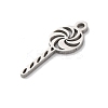 Anti-Tarnish 201 Stainless Steel Pendants STAS-Q015-06P-2