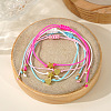 4Pcs Fashion Braided Nylon Cord Bracelets QL9217-3