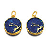 Alloy Enamel Pendants ENAM-N056-039-3