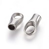 Tarnish Resistant 304 Stainless Steel Cord Ends LS-STAS-L219-04P-2