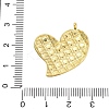 304 Stainless Steel Pendants STAS-V003-02G-01-3