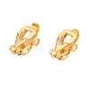 Iron Clip-on Earring Findings X-KK-R071-06G-1