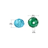 3 Colors Transparent Glass Beads EGLA-TZ0001-02B-4