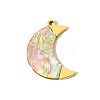 Natural Shell Pendants STAS-STAS-OY009-76G-1