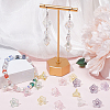 360PCS 6Colors Transparent Acrylic Bead Caps TACR-SC0001-24-4