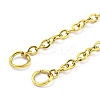 304 Stainless Steel Cable Chains Necklace Makings LS-AJEW-P119-04A-G-2