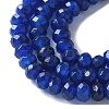 Dyed Natural Malaysia Jade Rondelle Beads Strands X-G-E316-2x4mm-68-4