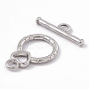 Non-Tarnish 304 Stainless Steel Toggle Clasps STAS-G299-01P-2