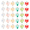 36Pcs 6 Colors Glass Pendants FIND-TA0004-21-2