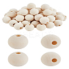 50Pcs Natural Unfinished Wood Beads WOOD-LP0001-08-1