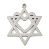 Non-Tarnish 304 Stainless Steel Pendants STAS-Z076-4P-1