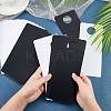 40Pcs 2 Colors Frosted PVC Plastic Hangtag AJEW-GL0001-22-3