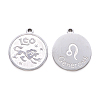 Non-Tarnish 201 Stainless Steel Pendants STAS-R106-07-2