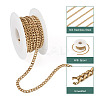 Ion Plating(IP) 304 Stainless Steel Curb Chains CHS-TAC0001-03G-6