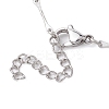 Stainless Steel Bar Link Chain Bracelet Makings AJEW-JB01290-02-3