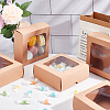 Folding Kraft Paper Cardboard Jewelry Gift Boxes LS-CON-WH0092-25C-5