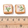 Handmade Porcelain Beads PORC-C008-03B-4