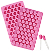 Heart Shaped Fondant Molds DIY-CP0002-51-1