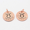 Alloy Pendants X-PALLOY-S083-04RG-1
