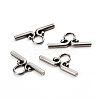 Tarnish Resistant 304 Stainless Steel Toggle Clasps Parts STAS-D142-03B-P-1