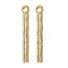 Brass Stud Earrings for Women EJEW-U050-01G-4