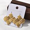 304 Stainless Steel Stud Earrings for Women LS-EJEW-K306-26G-2
