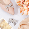 2Pcs Bowknot Alloy Rhinestone Shoe Decorations FIND-CP0002-30A-4