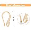 10 Pairs 2 Colors Rack Plating Brass Earring Hooks EJEW-FH0001-05-2