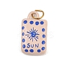 Printed 304 Stainless Steel Pendants X-STAS-B125-03B-G-1