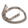 Transparent Spray Painting Crackle Glass Beads Strands GLAA-NH0001-05J-2