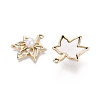 Alloy with ABS Imitation Pearl & Crystal Rhinestone & Acrylic Pendants PALLOY-Q466-04G-01-2
