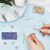 200Pcs 2 Colors 304 Stainless Steel Ball Head pins STAS-SC0007-82-3