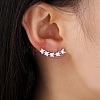 Non-Tarnish 304 Stainless Steel Stud Earrings LS-EJEW-H095-02P-4