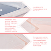 2Pcs 2 Styles PP Plastic Documents Pockets AJEW-FH0005-86A-4