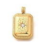 304 Stainless Steel Rhinestone Pendants STAS-M109-09G-01-1