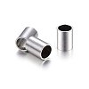 Tarnish Resistant 304 Stainless Steel Tube Beads STAS-O107-07P-E-1