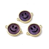 Natural & Synthetic Mixed Stone Connector Charms G-G977-07-3
