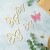 6Pcs 3 Style Wood Hoop Rings Macrame for DIY Craft Making DIY-WH0545-002-5